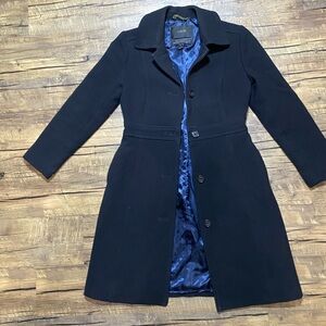 J. Crew Classic lady day coat in Italian double-cloth wool with Thinsulate SZ 0P